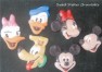 318sp Famous Mouse Friends Faces Chocolate or Hard Candy Mold